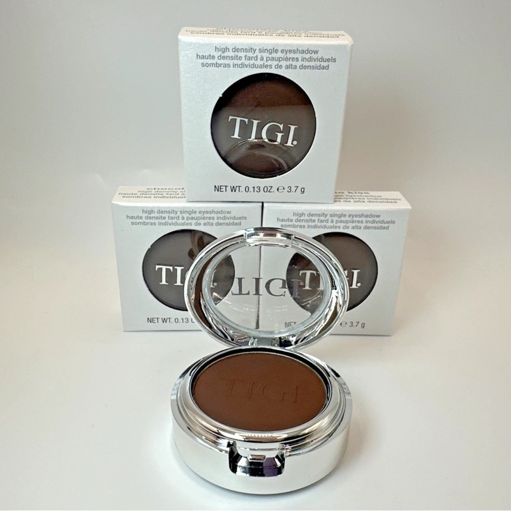 Lot of 4 TIGI High Density Eyeshadow Chocolate Kiss‎ .13 oz New in Box